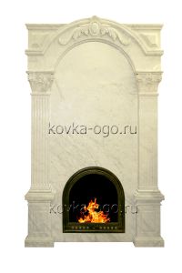 Кованная дверца для камина с огнеупорным стеклом