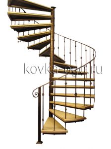 Винтовая лестница кованая | Кованые винтовые лестницы 