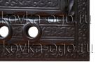 2.6 Кованная дверца для камина квадратная одностворчатая с поддувалом